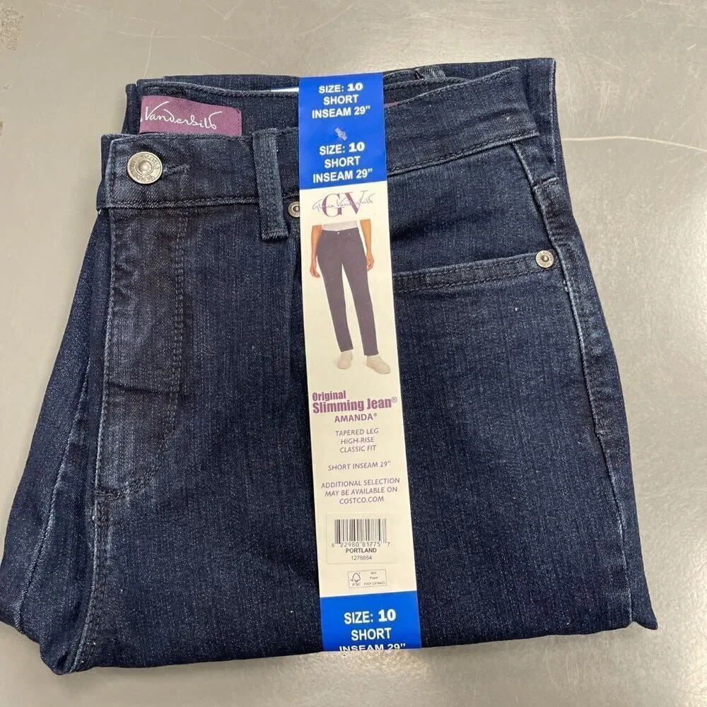 NEW Gloria Vanderbilt Amanda Women's Size 10S Original Slimming Jeans - Picture 4 of 13